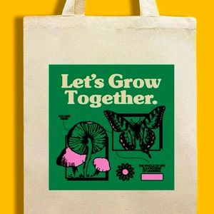 Mushroom plant tote